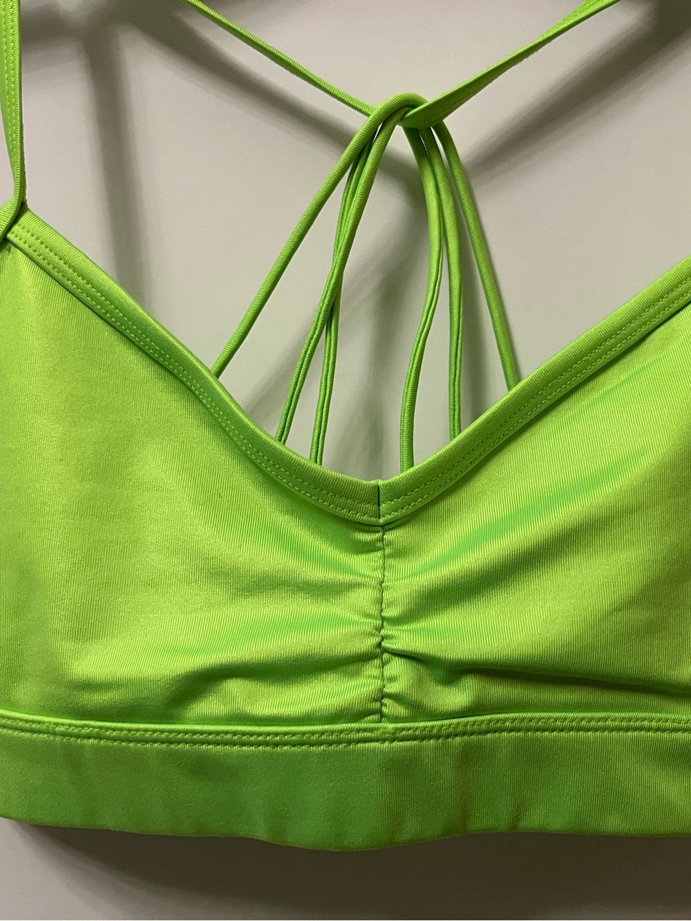 Alo Yoga Sunny Strappy Bra- Size S- Sea Grass